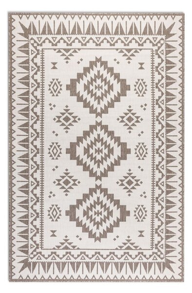 Barna-krémszínű kültéri szőnyeg 80x150 cm Gemini – Elle Decoration