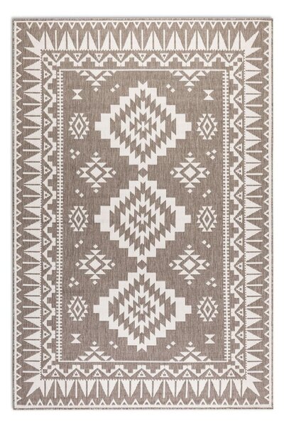 Barna-krémszínű kültéri szőnyeg 80x150 cm Gemini – Elle Decoration