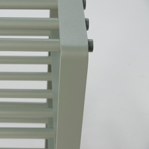 Szürkészöld fém cipőtartó 100x48,5x29 cm Rex – Spinder Design