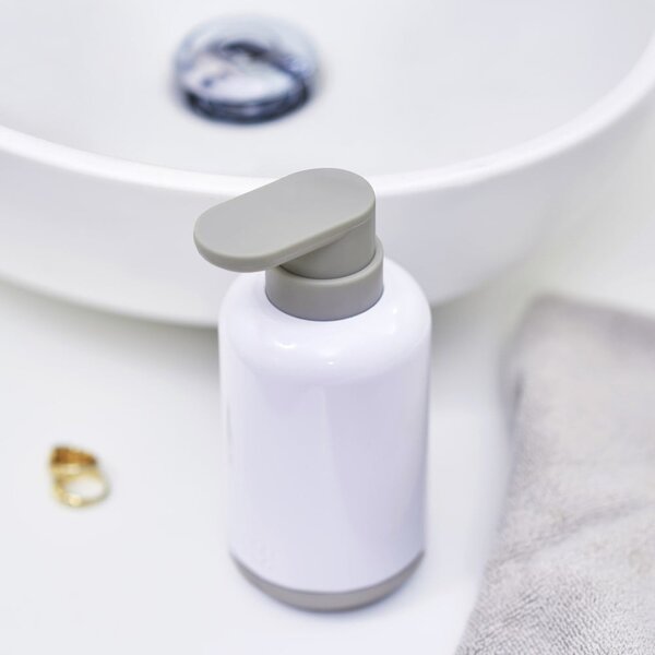 Fehér műanyag szappanadagoló 300 ml Duo – Joseph Joseph