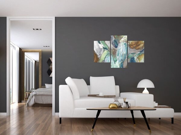 Kép - Absztrakt figurás festészet (90x60 cm)