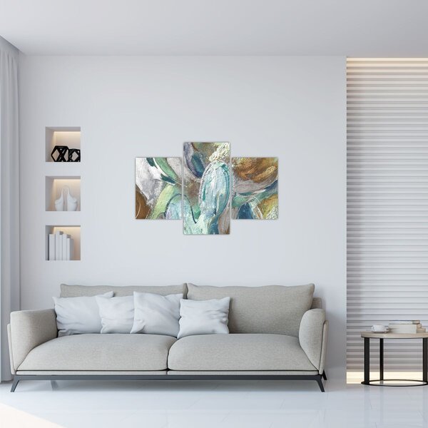 Kép - Absztrakt figurás festészet (90x60 cm)