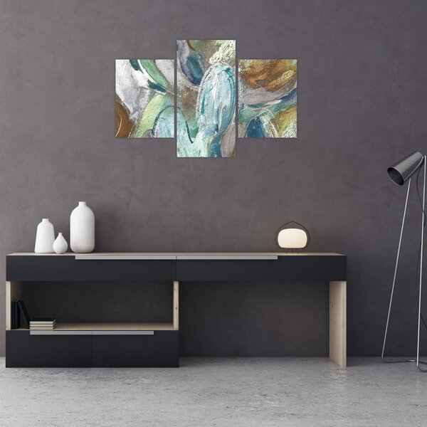 Kép - Absztrakt figurás festészet (90x60 cm)