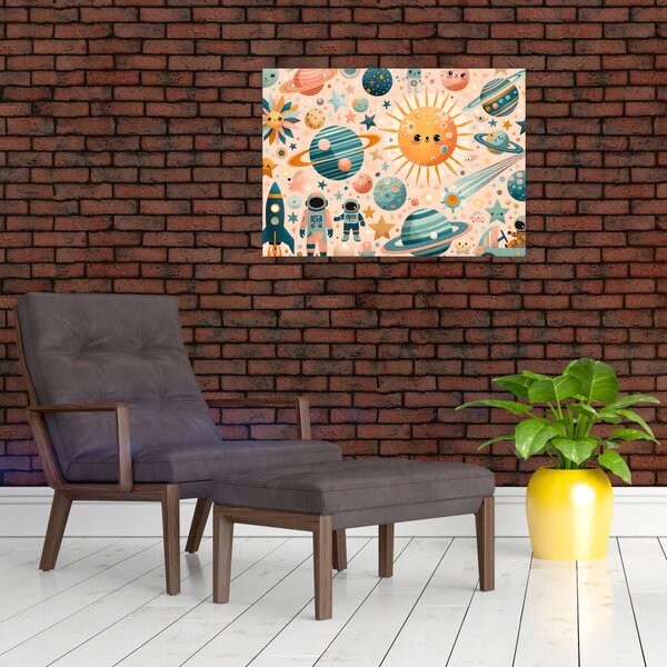 Kép - Darabok az űrből (70x50 cm)