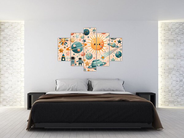 Kép - Darabok az űrből (150x105 cm)