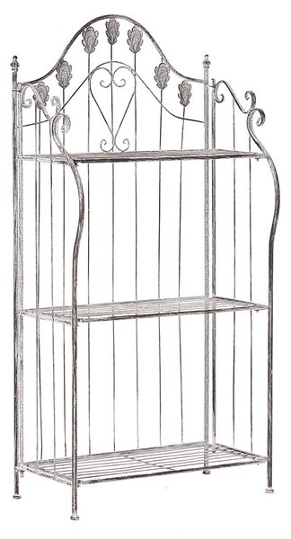 Polcrendszer VISANO 59 cm 123 cm Fém Szürke