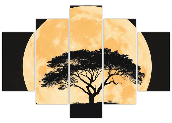 Kép – Fa arany teliholdban II. (150x105 cm)