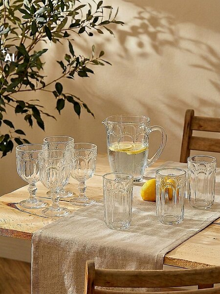 Sinsay - Díszített pohár készlet 4 pack - clear
