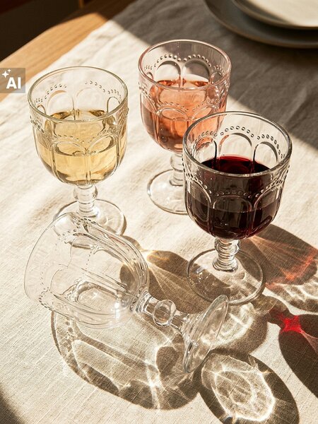 Sinsay - Díszített pohár készlet 4 pack - clear