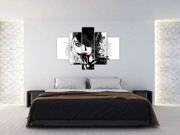 Kép - A titokzatos nő (150x105 cm)