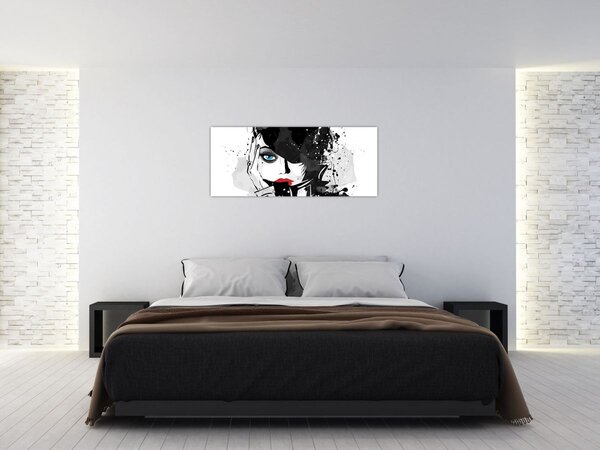 Kép - A titokzatos nő (120x50 cm)