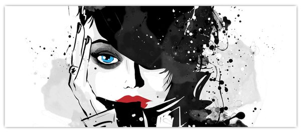 Kép - A titokzatos nő (120x50 cm)