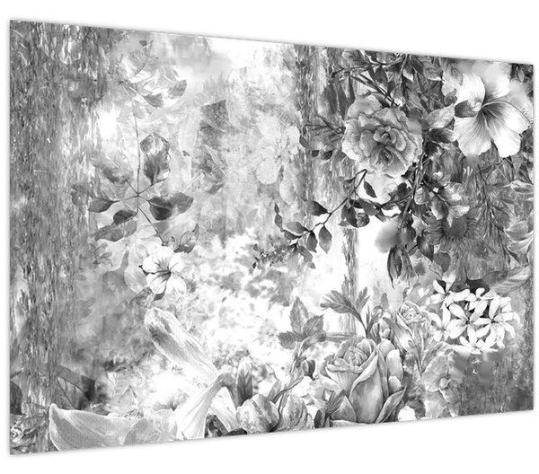 Kép - Romantikus kert (90x60 cm)