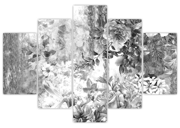 Kép - Romantikus kert (150x105 cm)