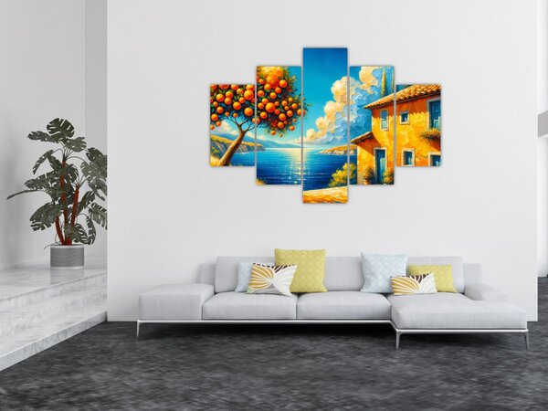 Kép - Ház narancsokkal II. (150x105 cm)