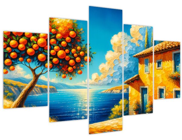 Kép - Ház narancsokkal II. (150x105 cm)