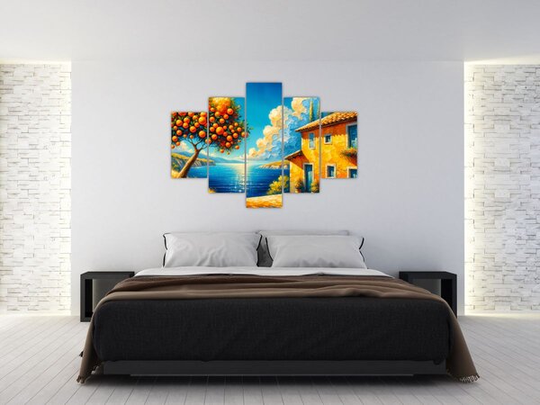 Kép - Ház narancsokkal II. (150x105 cm)