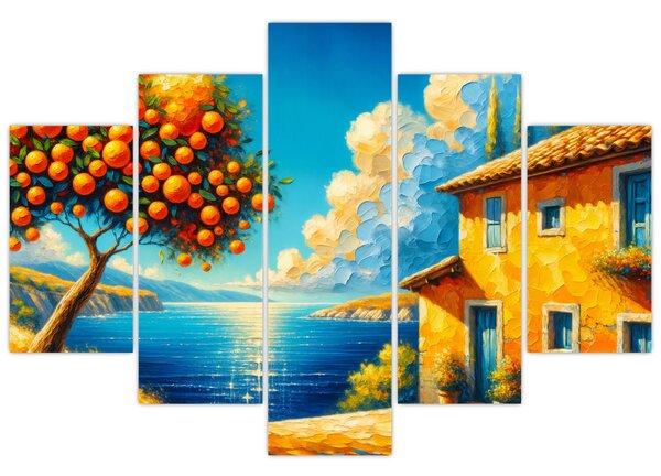Kép - Ház narancsokkal II. (150x105 cm)