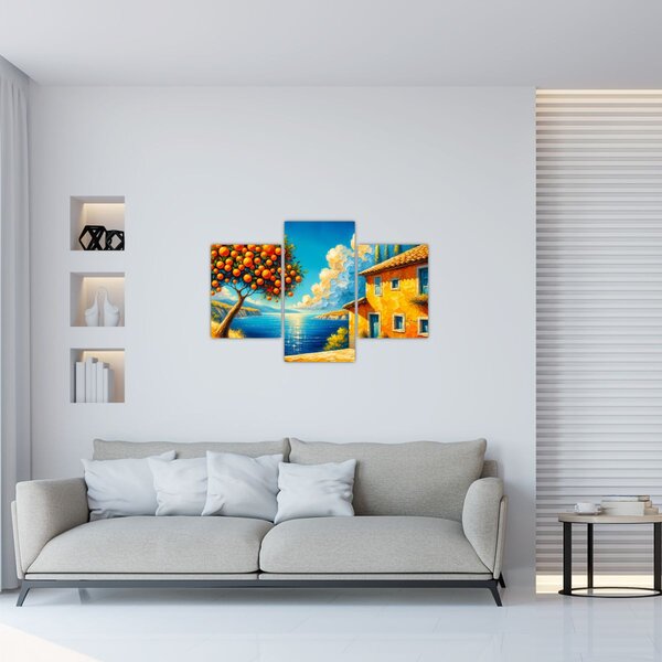 Kép - Ház narancsokkal II. (90x60 cm)