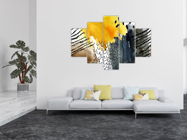 Kép - Absztrakt akvarell (150x105 cm)