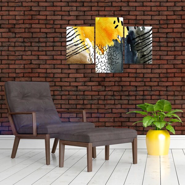 Kép - Absztrakt akvarell (90x60 cm)