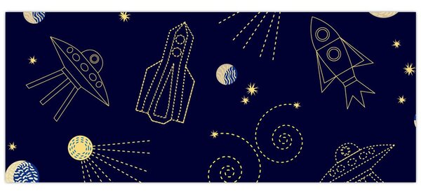 Kép - Univerzum (120x50 cm)
