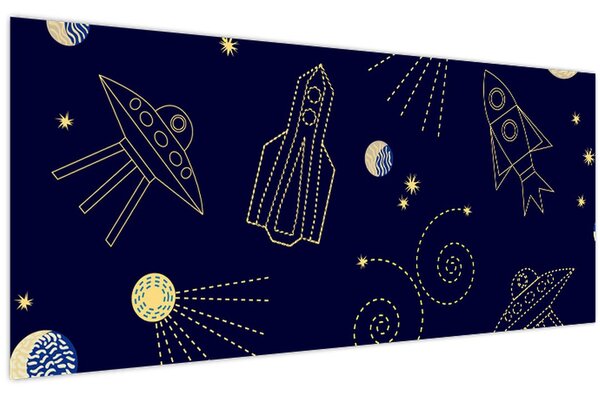 Kép - Univerzum (120x50 cm)