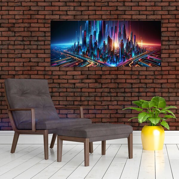 Kép - A jövő városa (120x50 cm)
