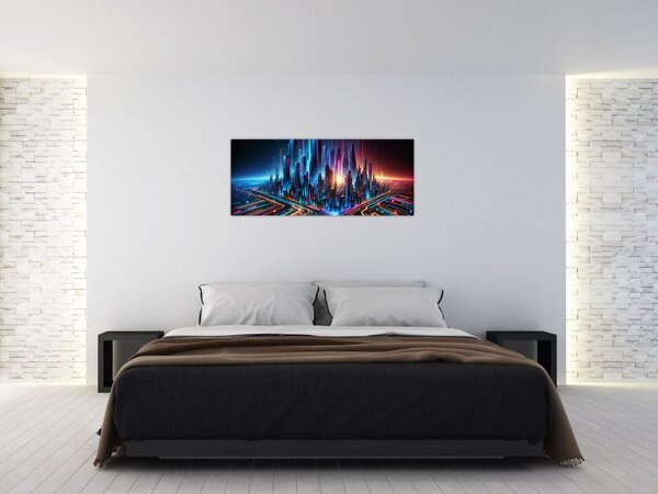 Kép - A jövő városa (120x50 cm)