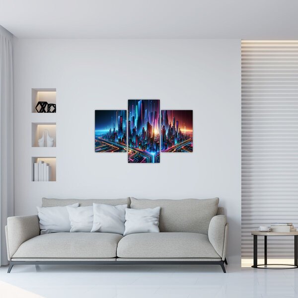 Kép - A jövő városa (90x60 cm)