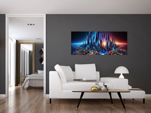 Kép - A jövő városa (120x50 cm)