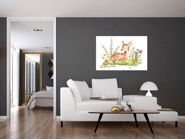 Kép - Kis őzike (90x60 cm)