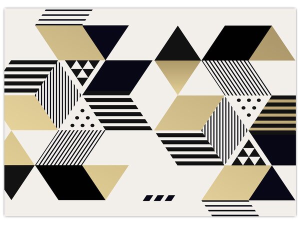 Kép - Geometriai formák N⁰1 (70x50 cm)
