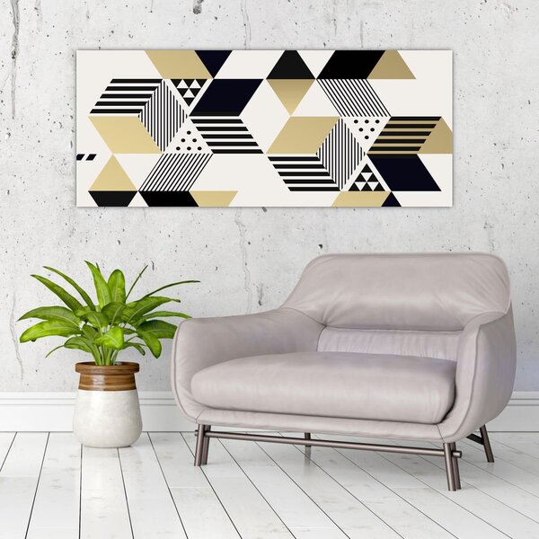 Kép - Geometriai formák N⁰1 (120x50 cm)