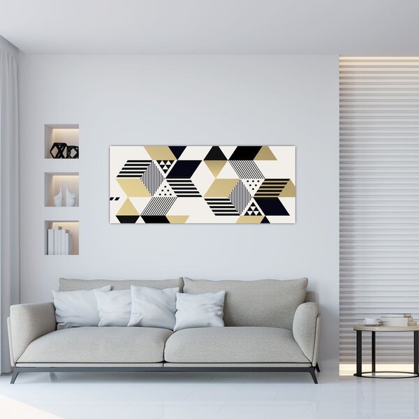Kép - Geometriai formák N⁰1 (120x50 cm)