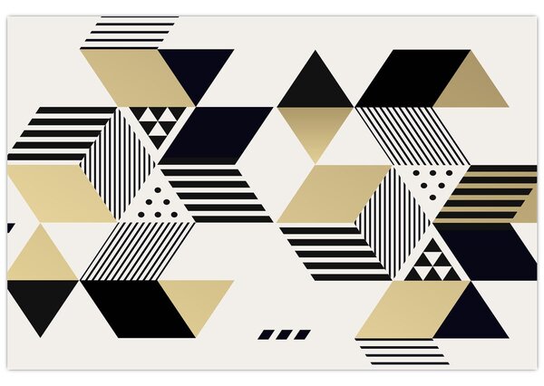 Kép - Geometriai formák N⁰1 (90x60 cm)