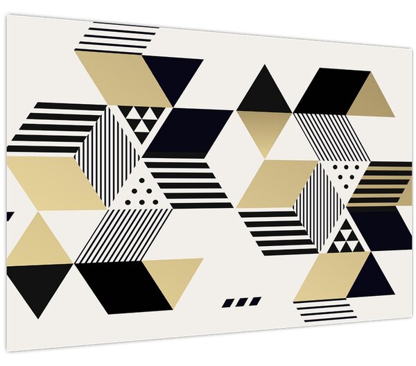 Kép - Geometriai formák N⁰1 (90x60 cm)
