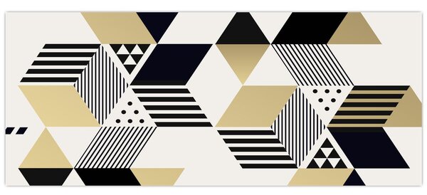 Kép - Geometriai formák N⁰1 (120x50 cm)