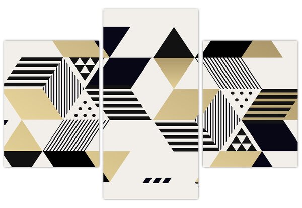 Kép - Geometriai formák N⁰1 (90x60 cm)