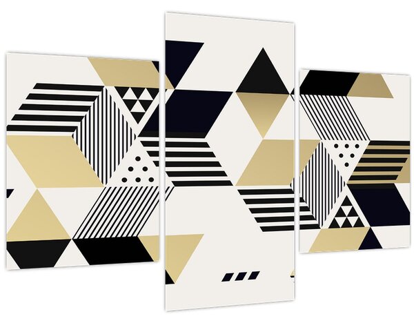 Kép - Geometriai formák N⁰1 (90x60 cm)