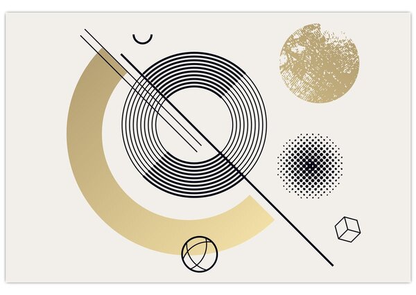 Kép - Geometriai formák N⁰2 (90x60 cm)