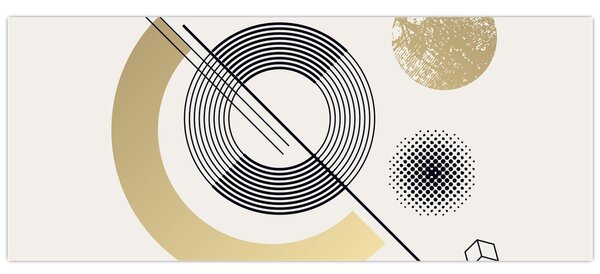 Kép - Geometriai formák N⁰2 (120x50 cm)