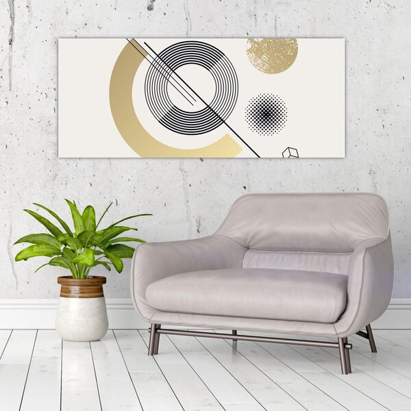 Kép - Geometriai formák N⁰2 (120x50 cm)
