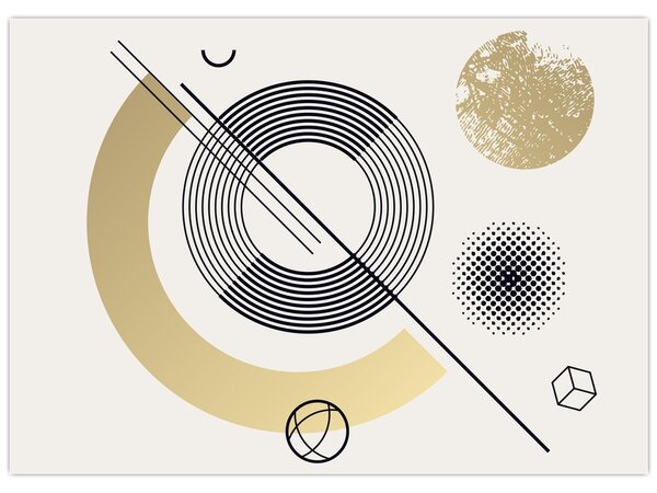 Kép - Geometriai formák N⁰2 (70x50 cm)