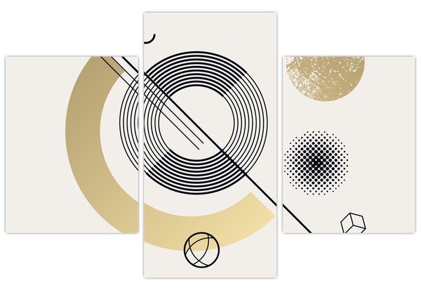 Kép - Geometriai formák N⁰2 (90x60 cm)
