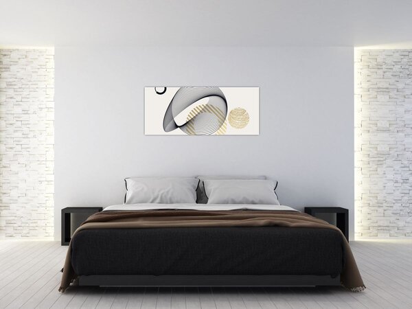 Kép - Geometriai formák N⁰3 (120x50 cm)