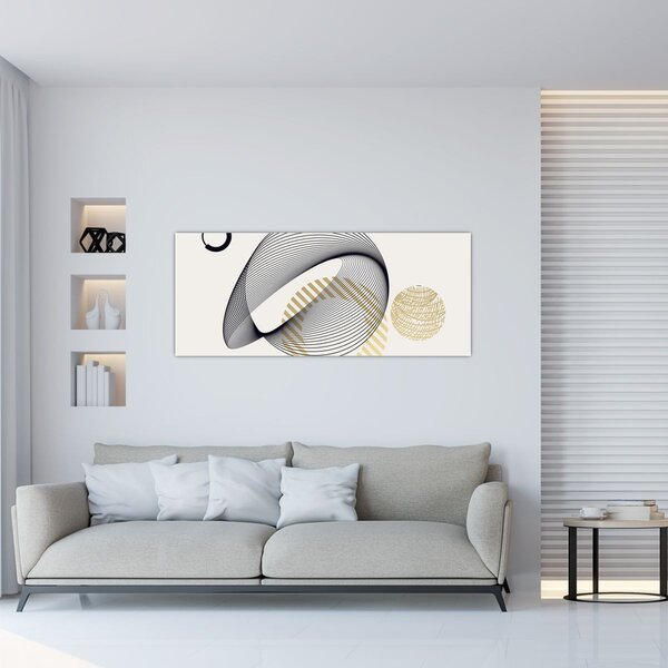Kép - Geometriai formák N⁰3 (120x50 cm)
