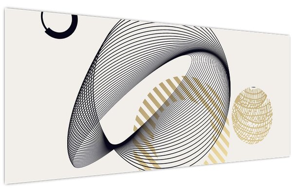 Kép - Geometriai formák N⁰3 (120x50 cm)