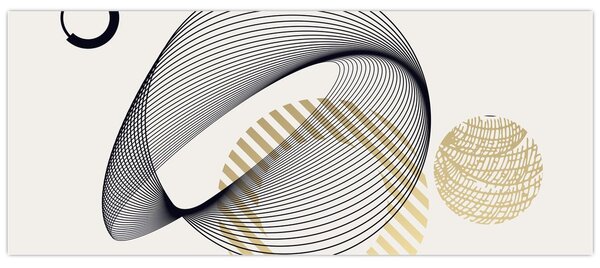 Kép - Geometriai formák N⁰3 (120x50 cm)