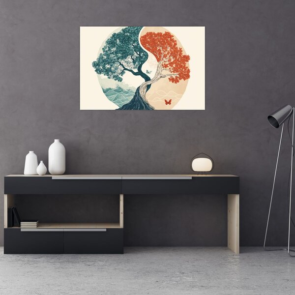 Kép – Energiafa (90x60 cm)